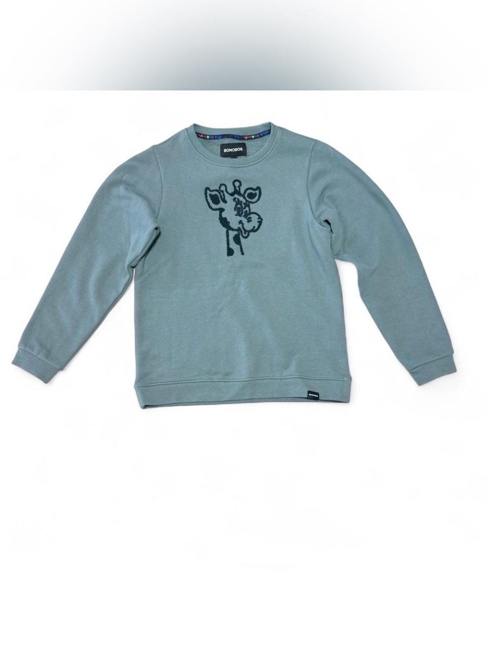 Bonobos x Toys "R" Us Geoffrey Giraffe Sweatshirt sage green kids Size 12